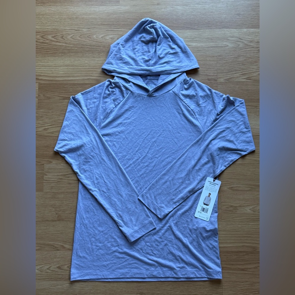 Alo Yoga Purple Core Hooded Runner